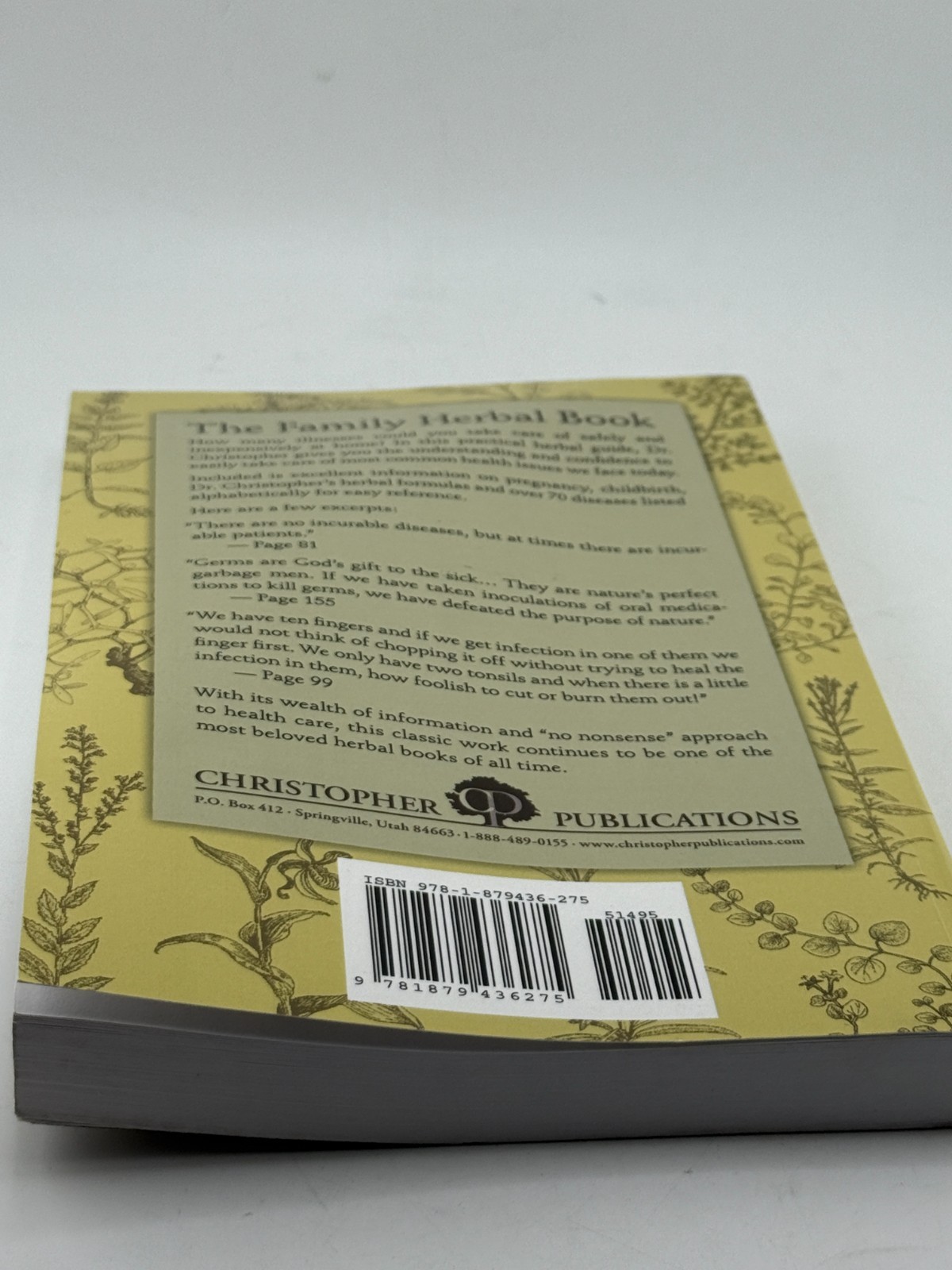 Herbal Home Health Care by John R. Christopher