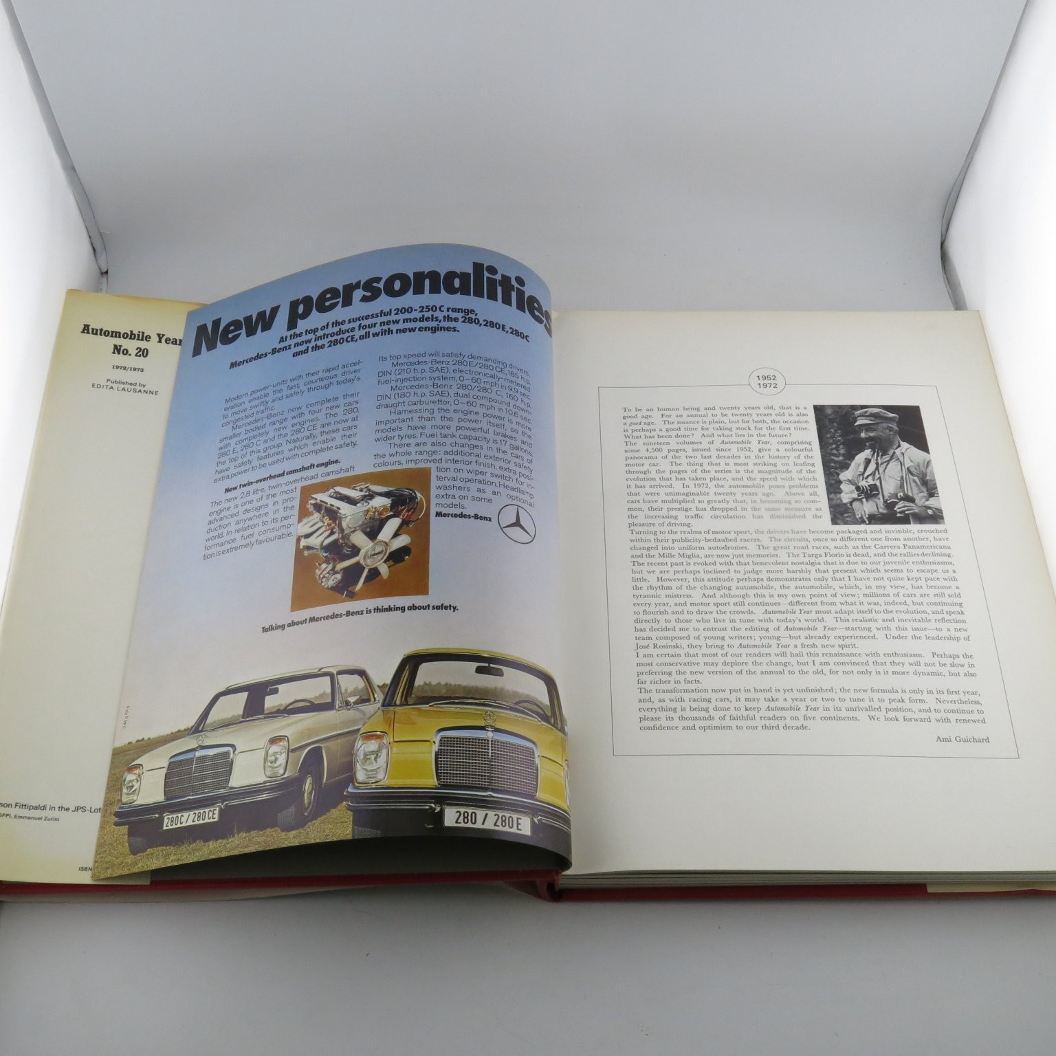Automobile Year No. 20 1972/73 Edita Lausanne Hardcover Automotive Racing