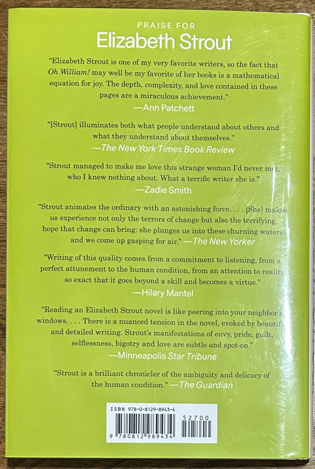 *SIGNED* Oh William! : A Novel by Elizabeth Strout 1st/ 1st Brand New