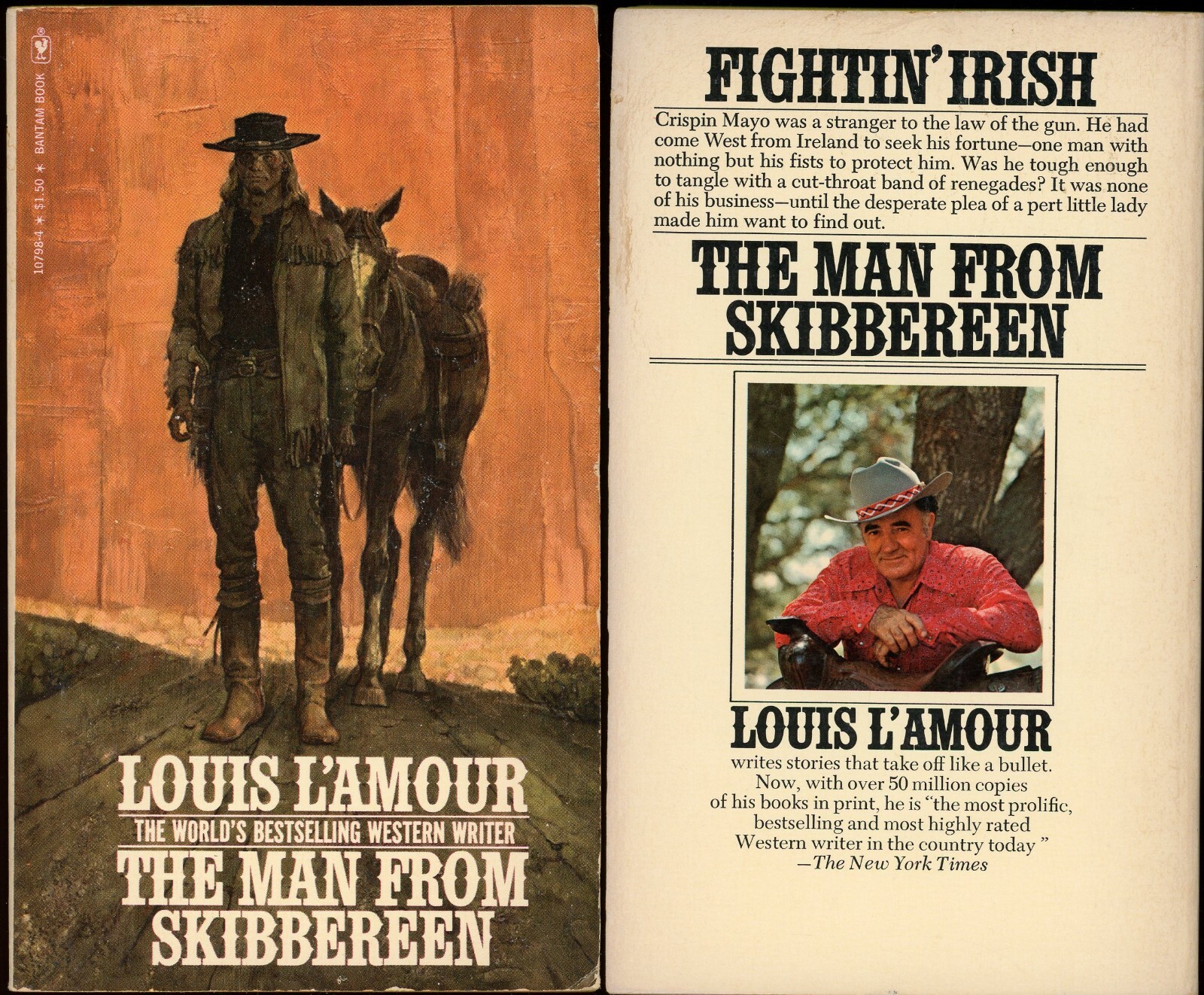 Western Action Adventure Lot of 8 Paperback by Louis Lamour