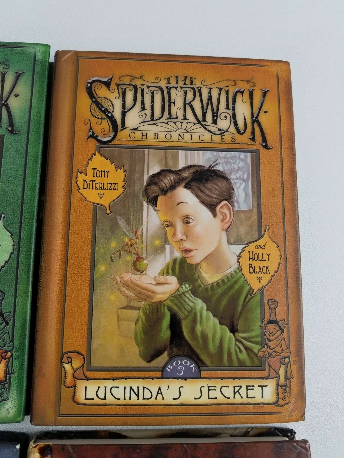 Lot o 4 Assorted Spiderwick Chronicles Books 1, 3, 4, & 4 of Beyond (Hard Cover)