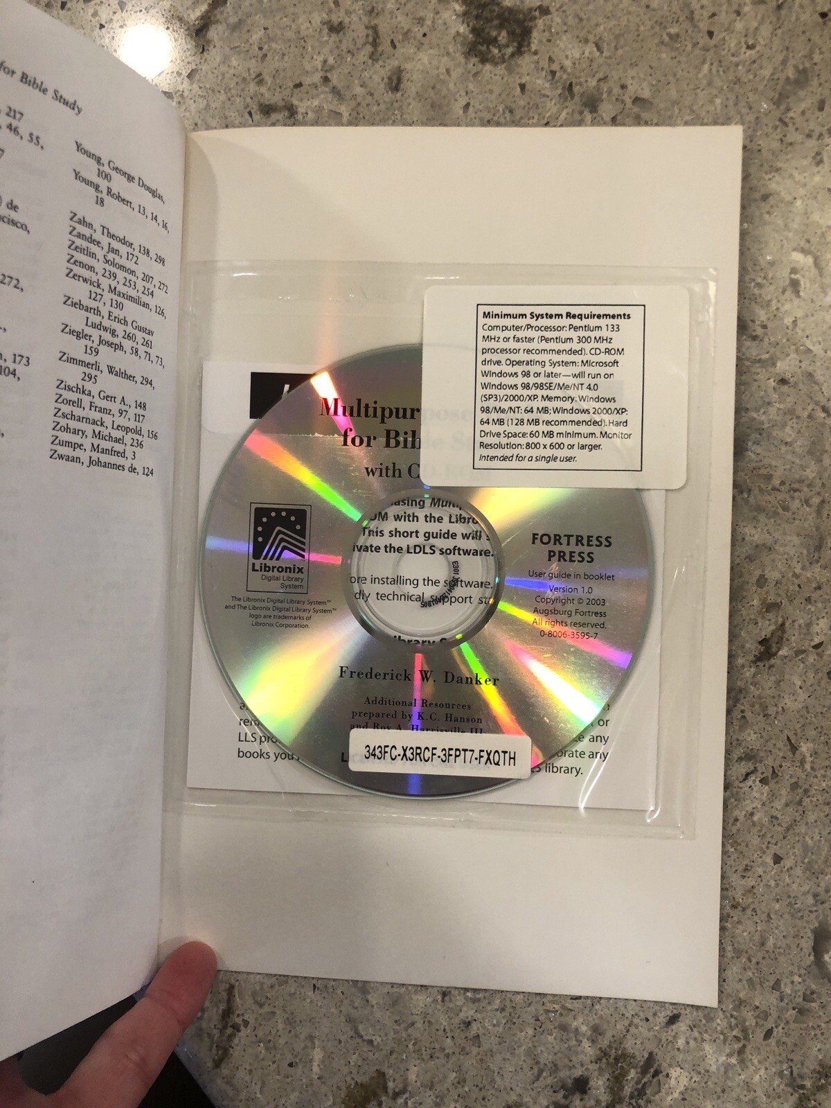 Multipurpose Tools for Bible Study by Frederick W. Danker (2003, CD-ROM)