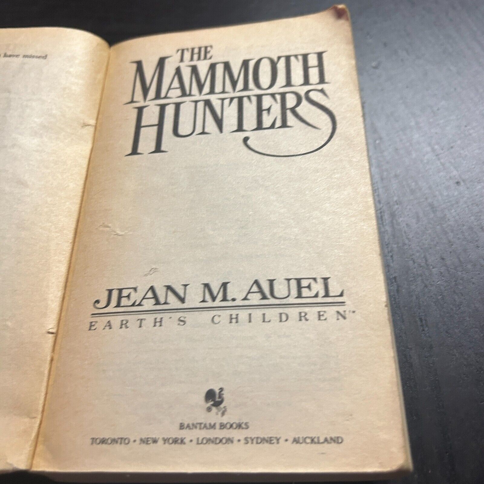 Earth’s Children Ser.: The Mammoth Hunters by Jean M. Auel (1986, Mass Market)