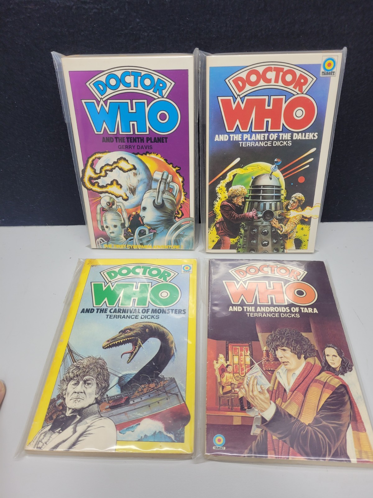 LOT #1 VTG 1980s Era (8) Doctor Who 1980’s Target Paperback GOOD CONDITION!