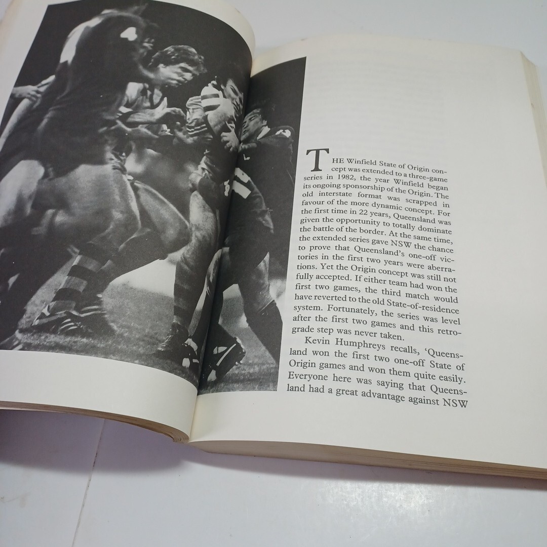 Winfield State Of Origin 1980-1991 – Brett Harris – Large Paperback Rugby