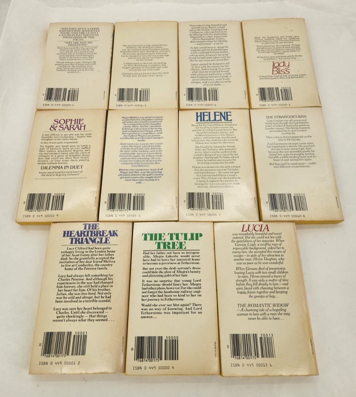 Vintage Fawcett Coventry Romances paperback book lot of 23 #1-9 & 12-25