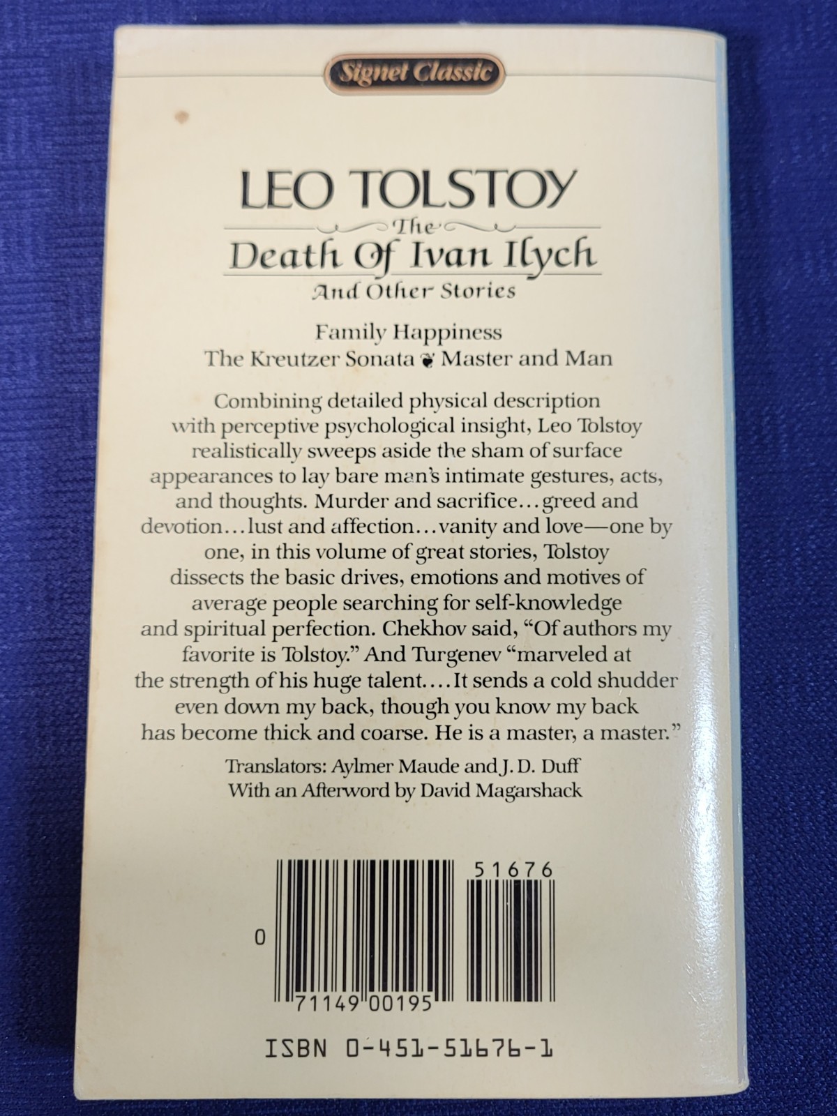 The Death of Ivan Ilyich and Other Stories, Leo Tolstoy, Vintage PB Very Good