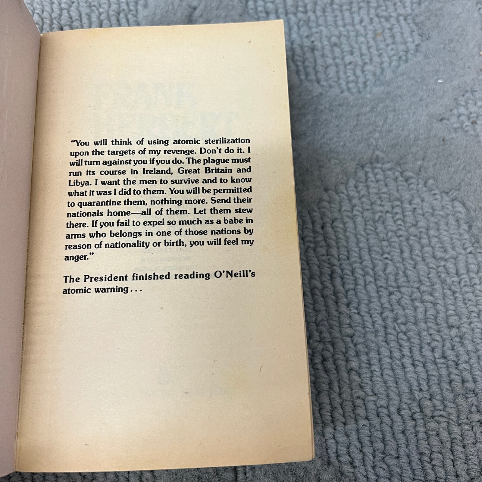 The White Plague Science Fiction Paperback Book by Frank Herbert Berkley 1983