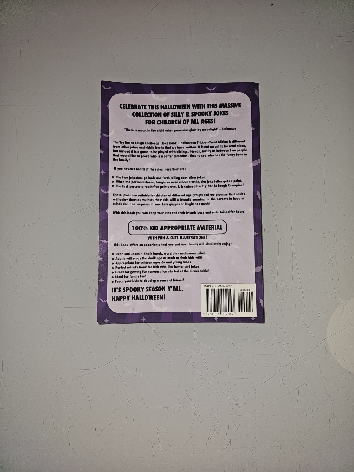 The Try Not to Laugh Challenge Joke Book Halloween Edition by Riddleland, Paper…