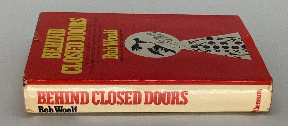 Bob Woolf Behind Closed Doors Signed 1st Edition 1976 Inscribed To Herb Mann