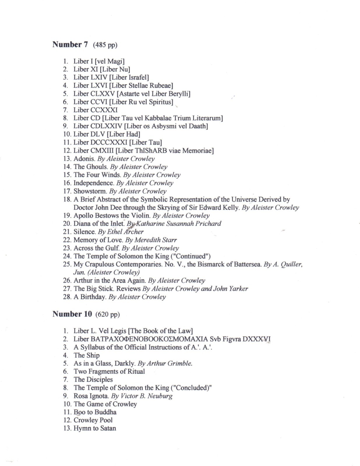 The Equinox magazine Vol 1 complete on CD/USB (Rosicrucian Crowley Thelema)