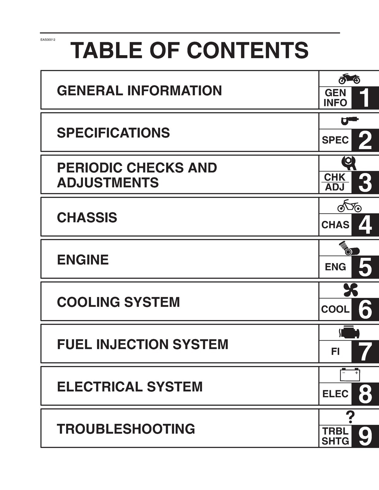 YAMAHA YZF-R6 2003 Motorcycle Service Manual FASTENED, COVERING, XL FOLDOUT PAGE