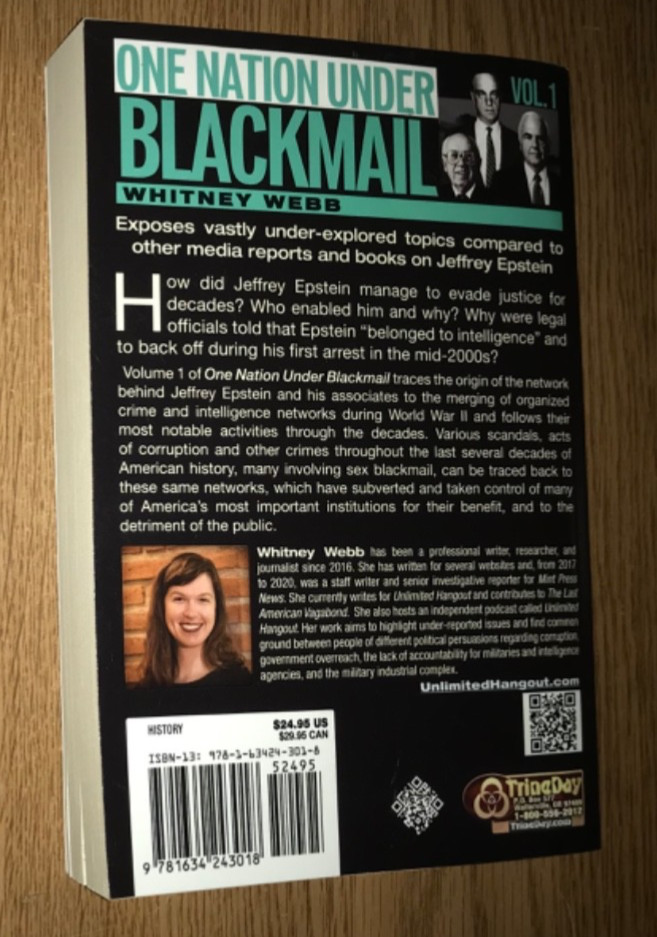 ONE NATION UNDER BLACKMAIL VOLUME 1 & 2 BOOK SET WHITNEY WEBB VOL. I II