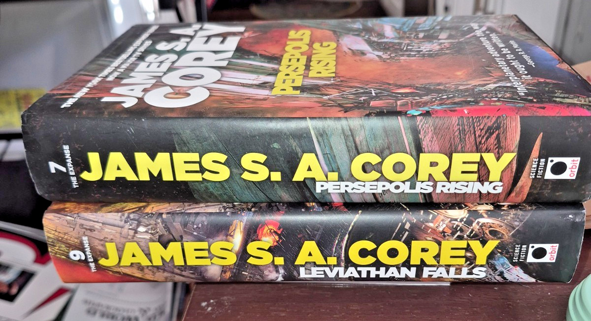The Expanse James S.A. Corey HCDJ 2 Book Lot 7 & 9 Leviathan & Persepolis