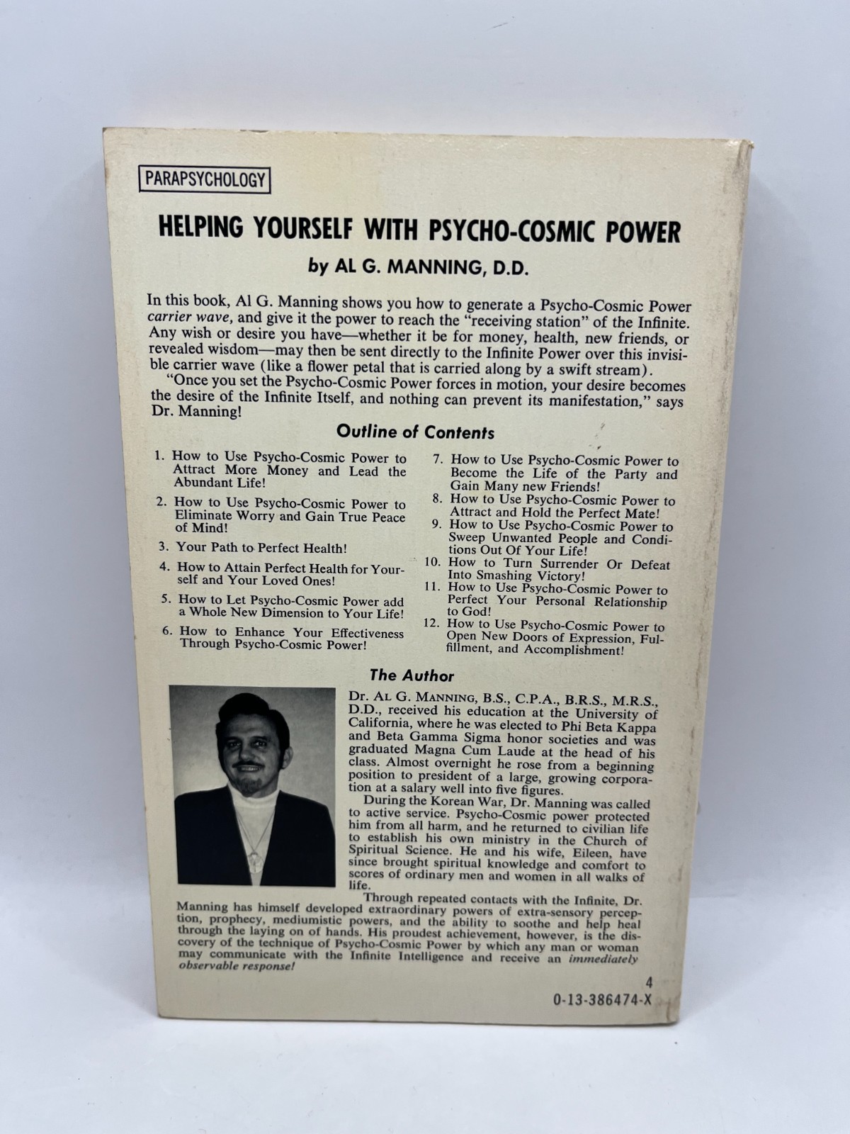 HELPING YOURSELF with PSYCHO COSMIC POWER & WHITE WITCHCRAFT AL Manning ~ Occult