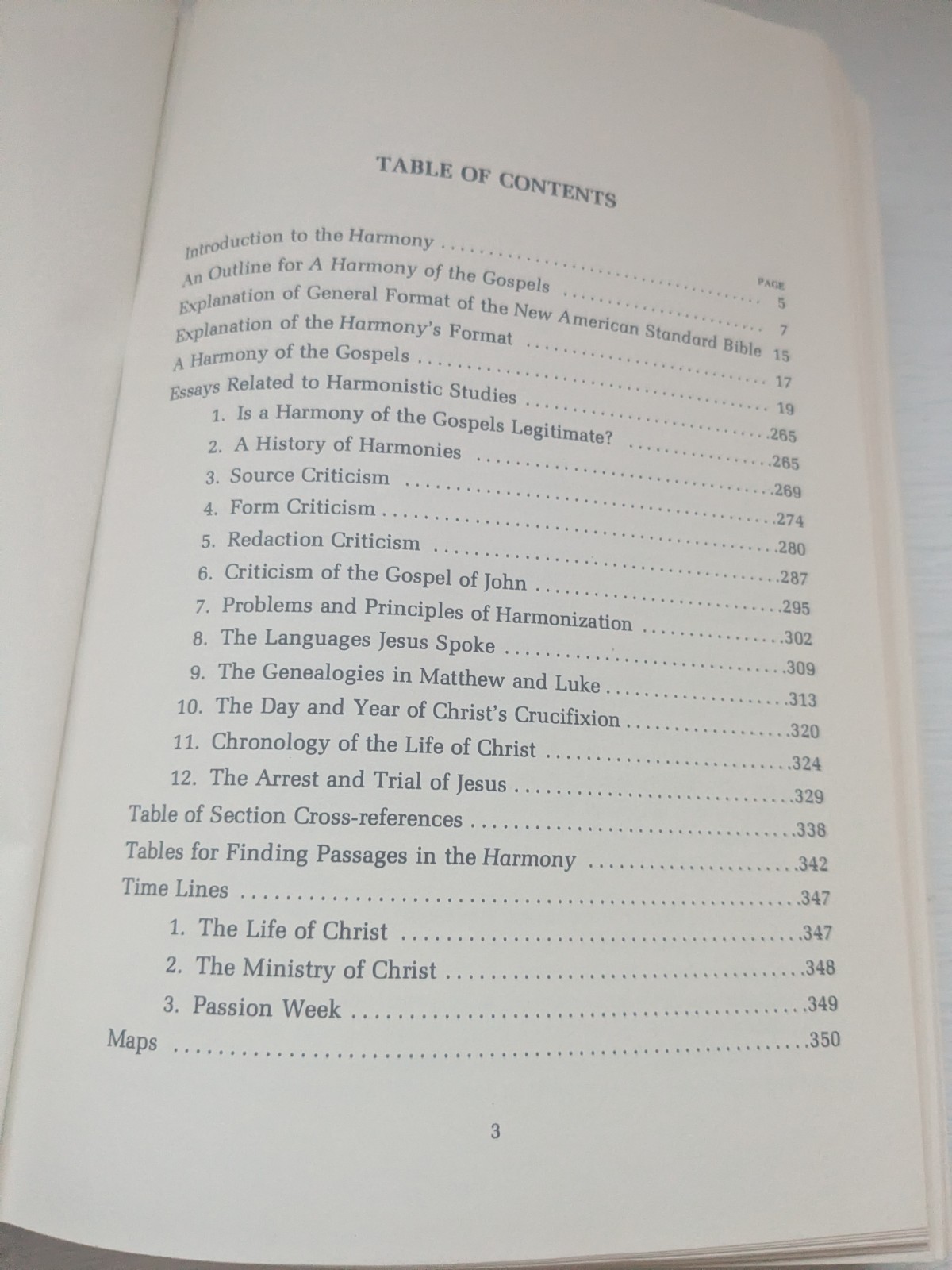 A Harmony of the Gospels: New American Standard Robert Thomas Stanley Gundry
