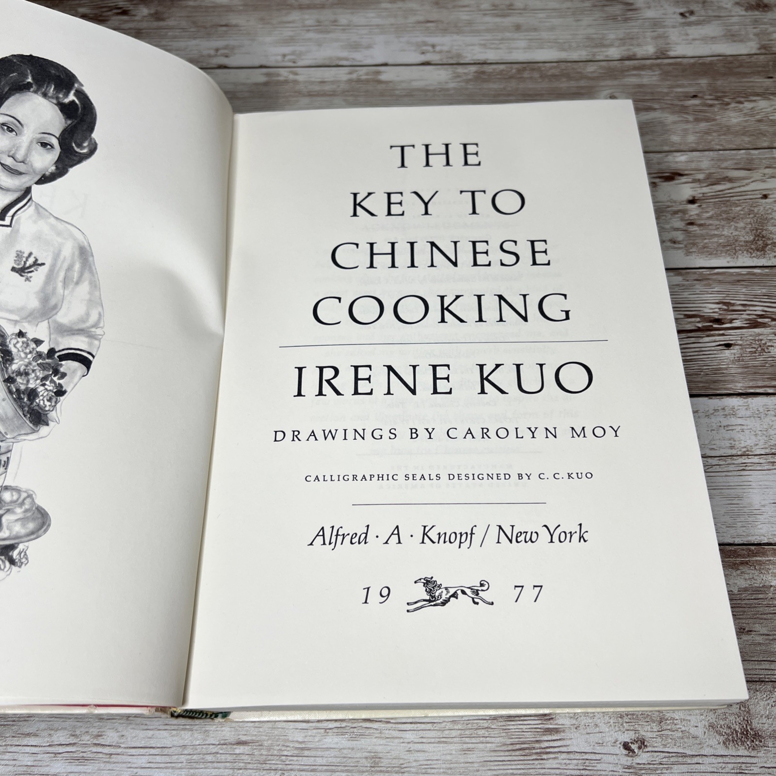 Vintage Cookbook – Key to Chinese Cooking by Irene Kuo Hardcover w/Dust Jacket
