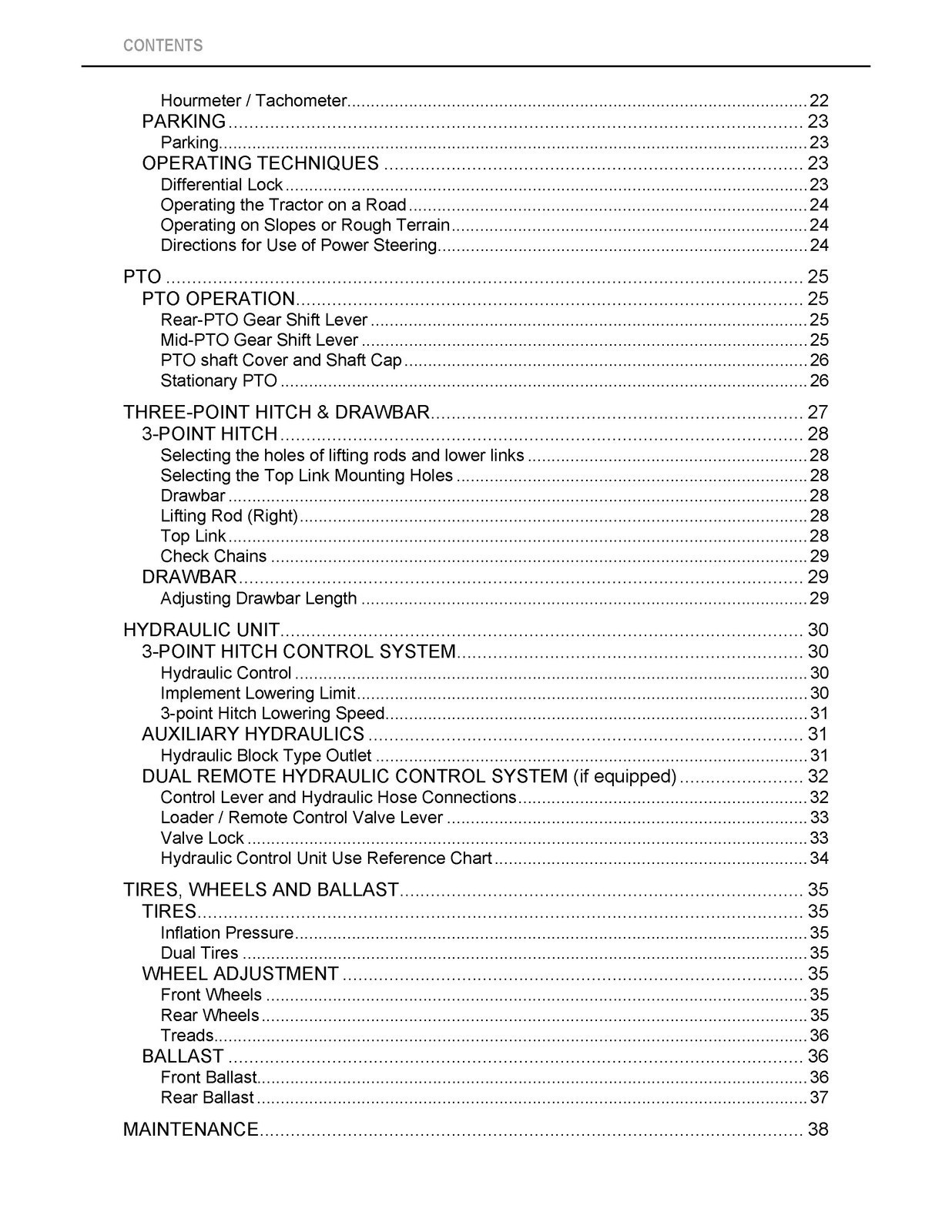 KUBOTA B3200 B3300SU OPERATORS MANUAL – STEEL WIRE FASTENED – TOUGH COVERING