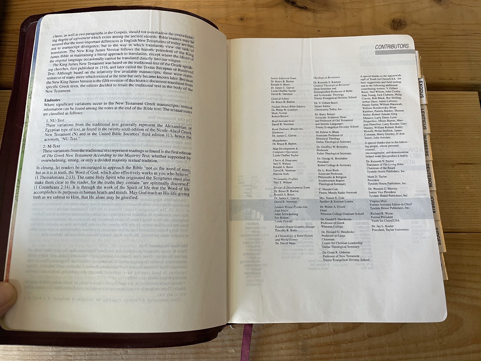 Tyndale KJV Life Application Study Bible Genuine Leather Edge Lined Maroon