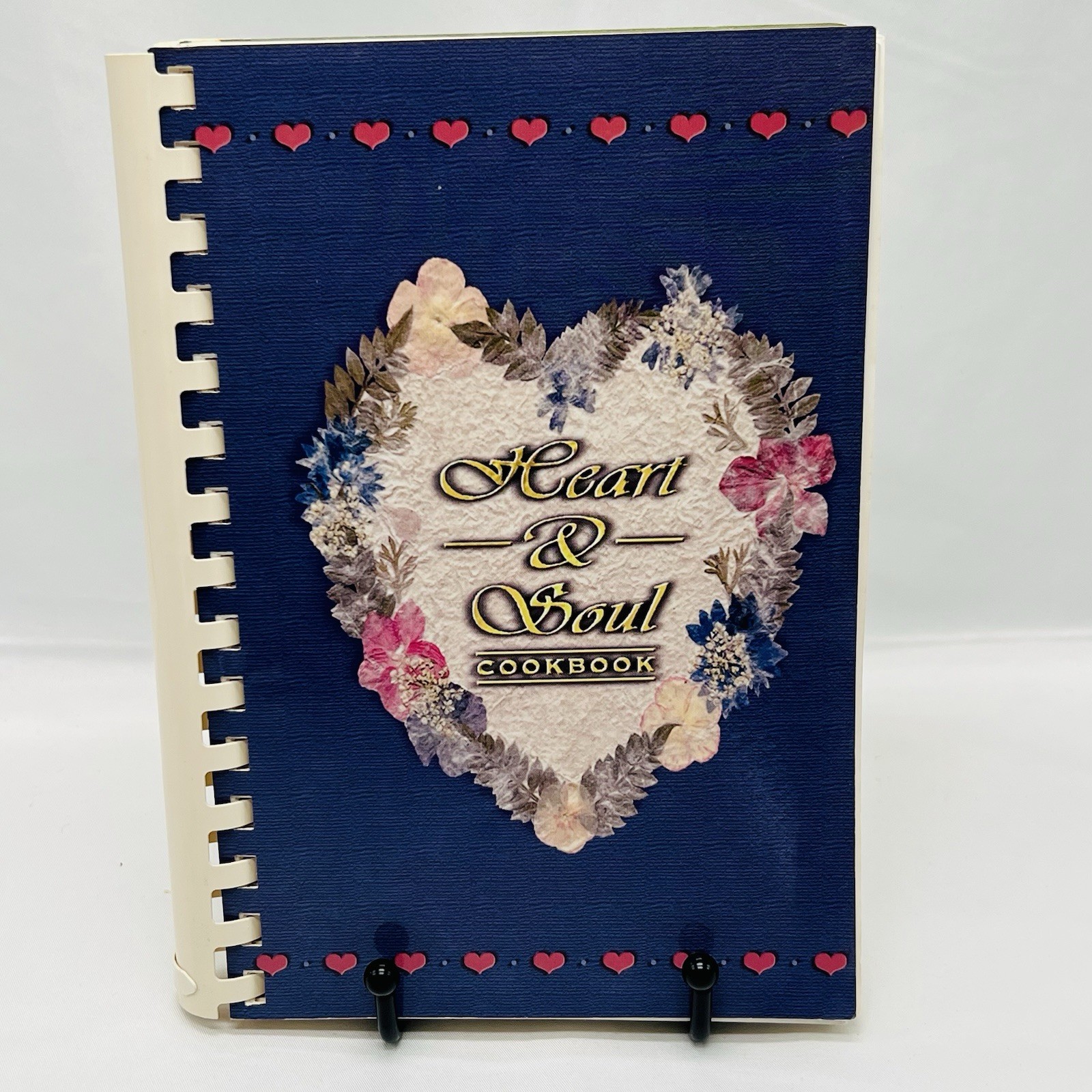 Heart & Soul Cookbook Spiral Bound 1996 Vintage Cookbook 242 Pages