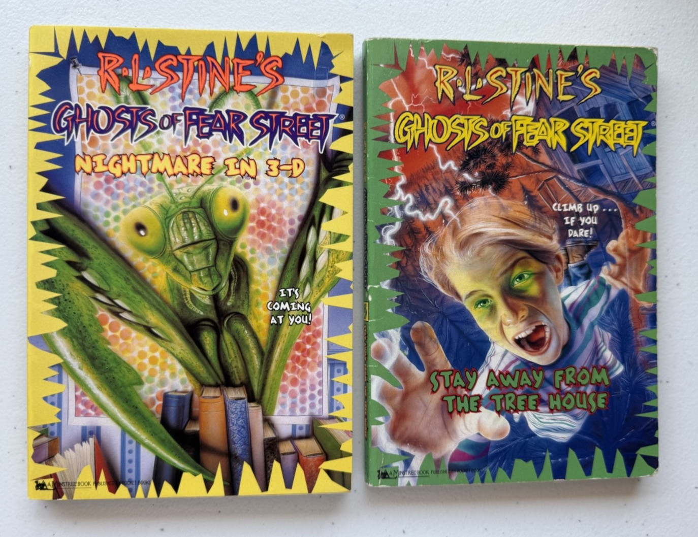 Lot of 14 Like New Vtg RL Stine Ghosts of Fear Street ppbs 13 are 1st print