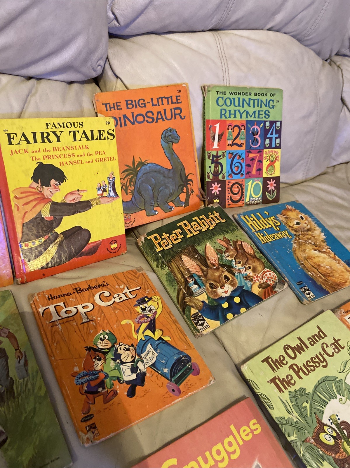 Lot of 21 Vintage Children’s Books 1950s 60s 70s Wonder Books Tip-top Rand Mcnal
