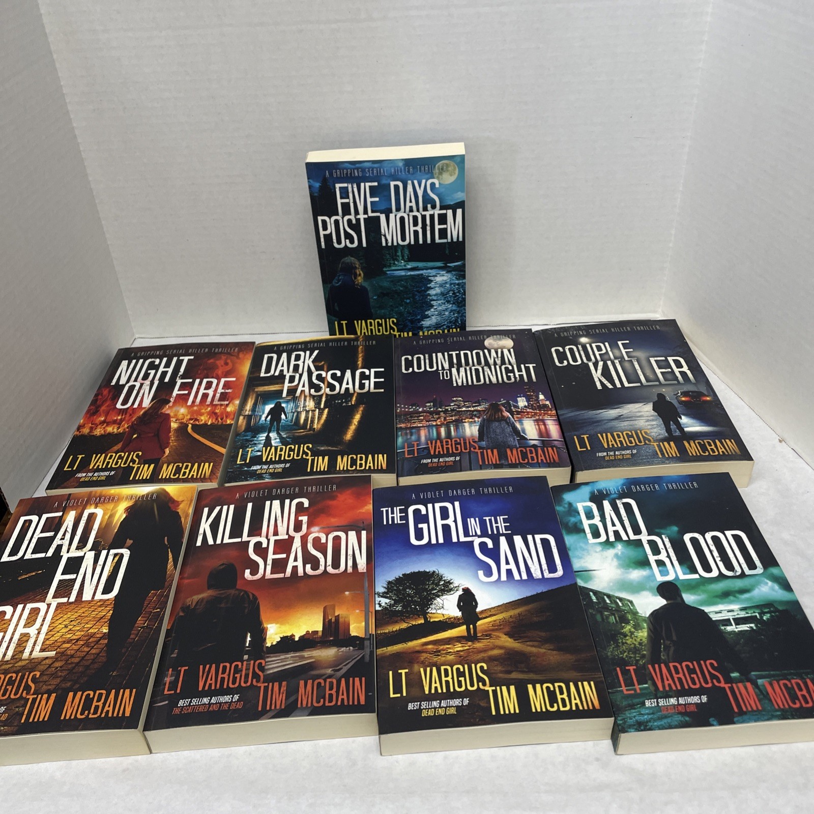L.t. Vargus Lot of 9 (of 12) Violet Darger Series (See Photos for Titles)