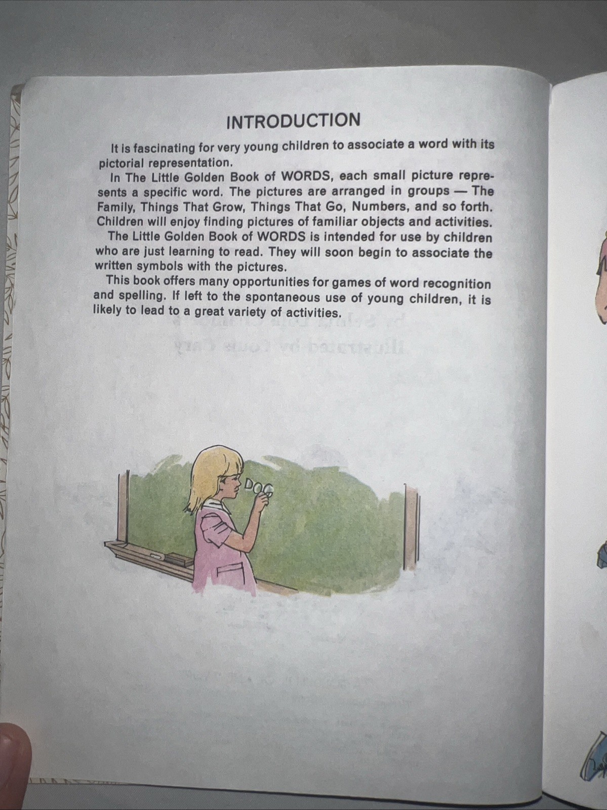The Golden Book Of Words Big Golden Book 1976 – Vintage Children’s – Rare -HC