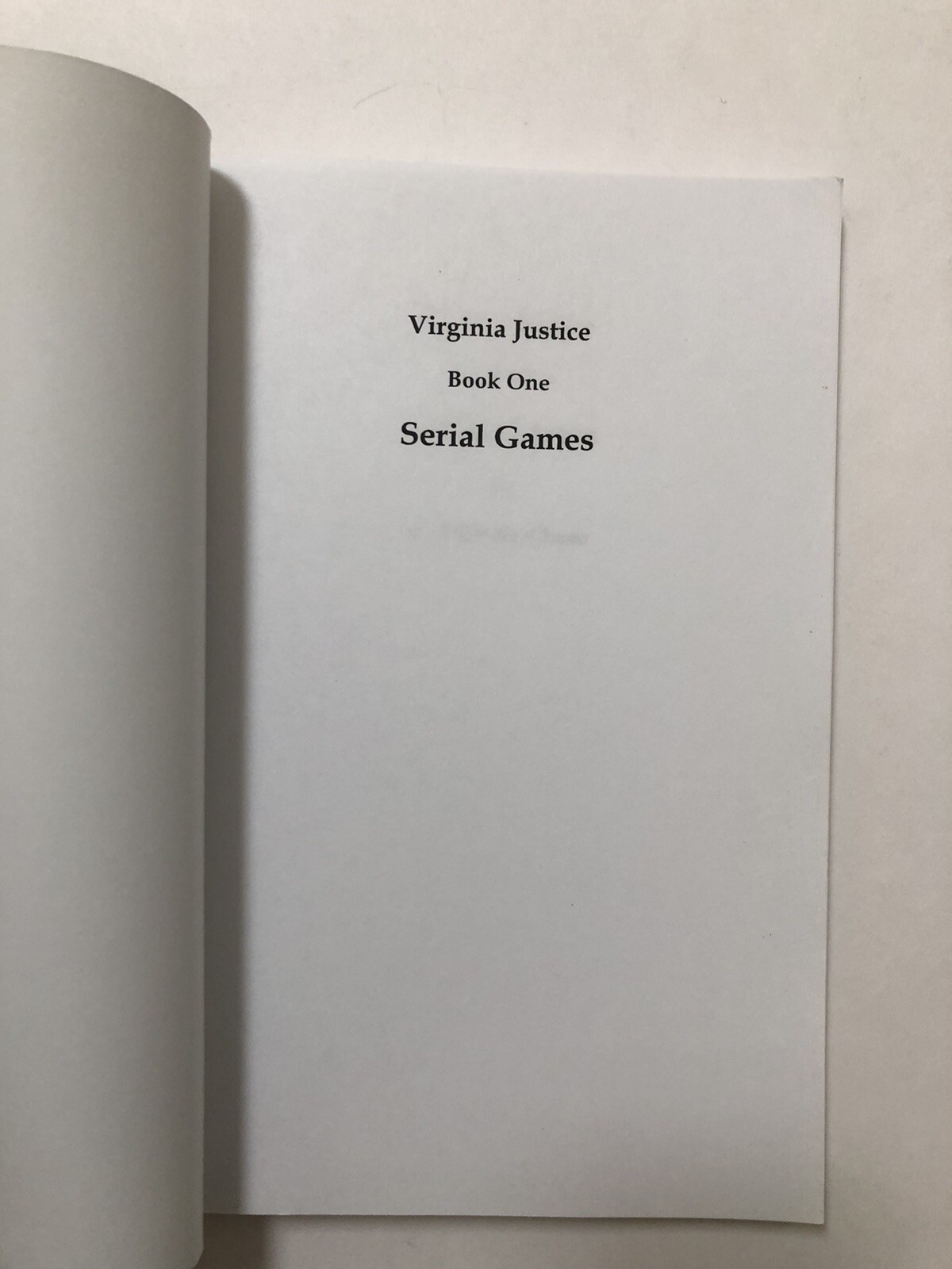 Serial Games by K. Victoria Chase (2013, Trade Paperback)
