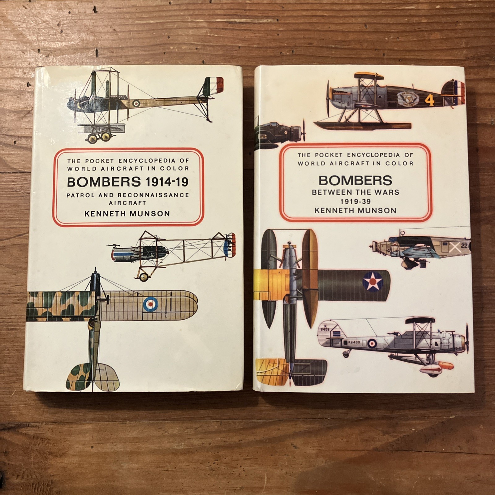Kenneth Munson Fighters / 1914-1919 1919-39. HB DJ 1st Ed Blandford Press