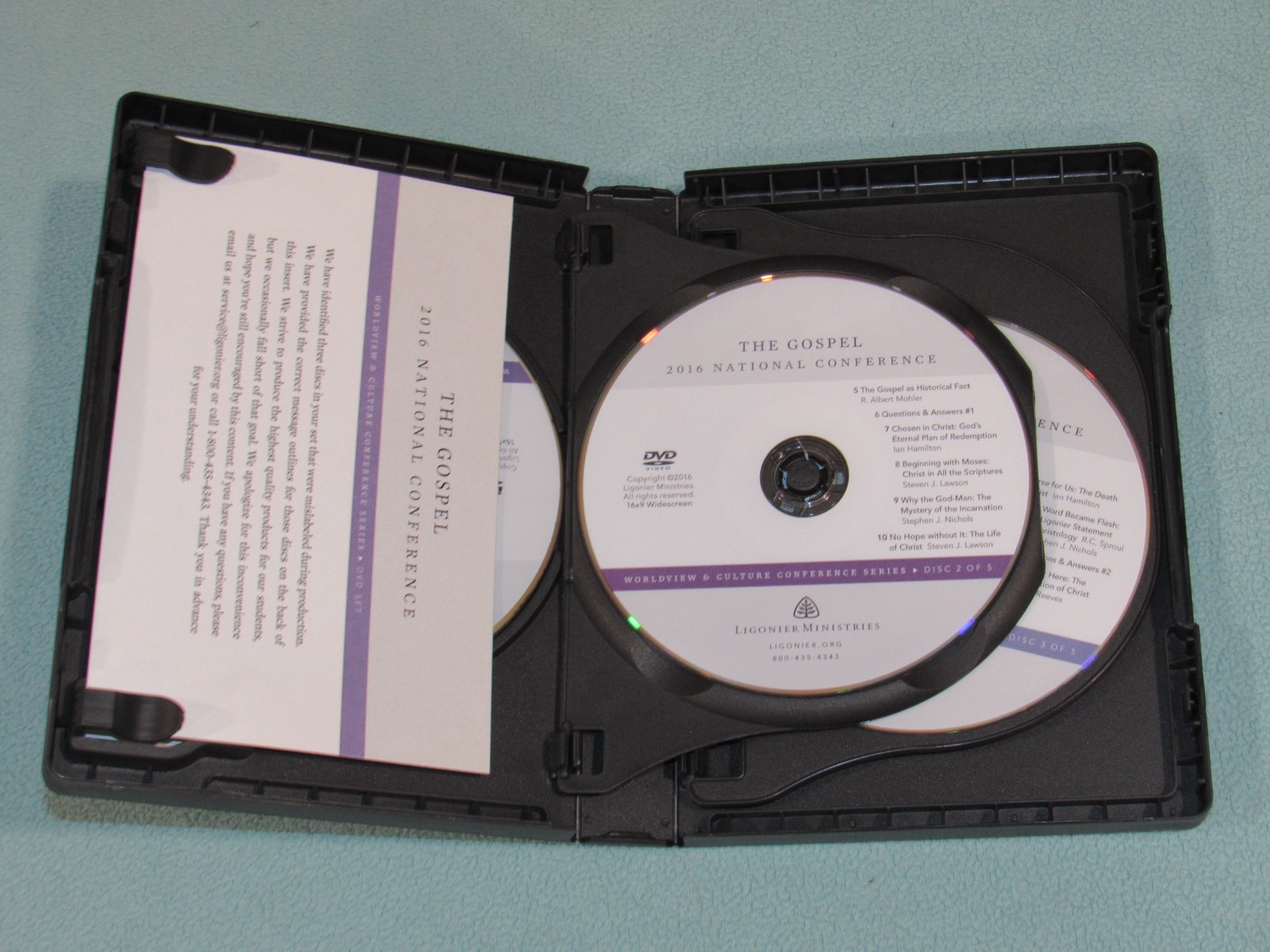 GOSPEL: 2016 NATIONAL CONFERENCE by Ligonier Ministries (2016, DVD, 5-Disc Set)