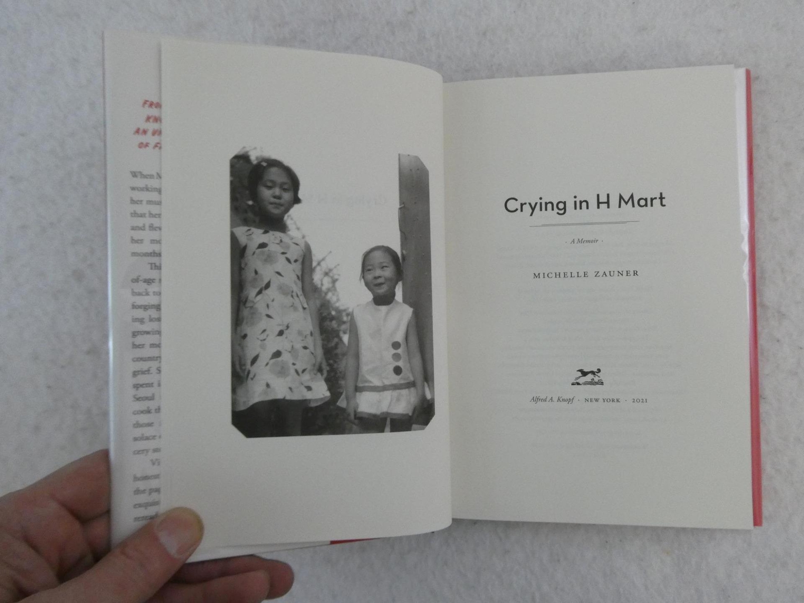 SIGNED Michelle Zauner CRYING IN H MART 2021 Alfred A. Knopf, NY First Edition