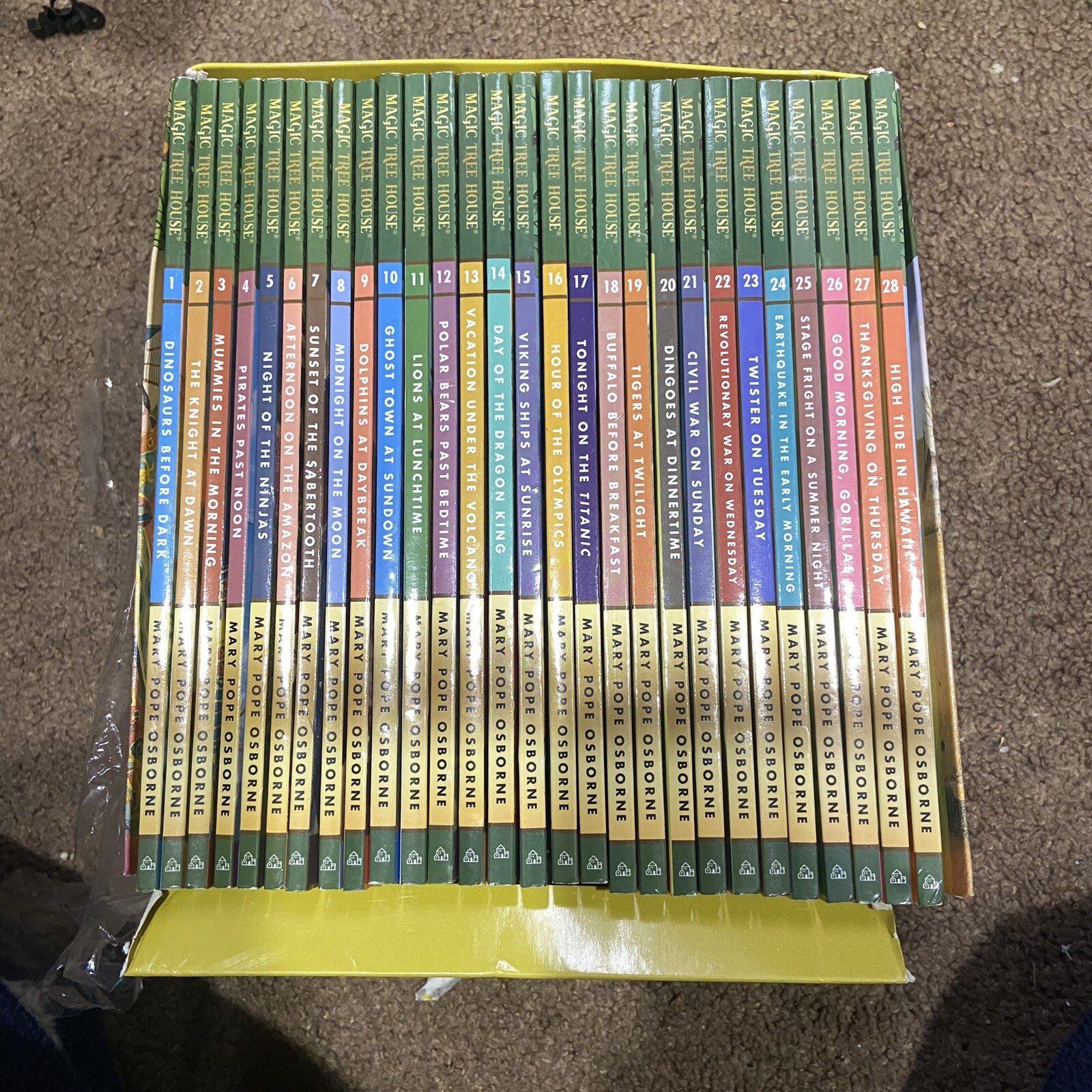 Magic Tree House Books 1-28 Boxed Set by Mary Pope Osborne