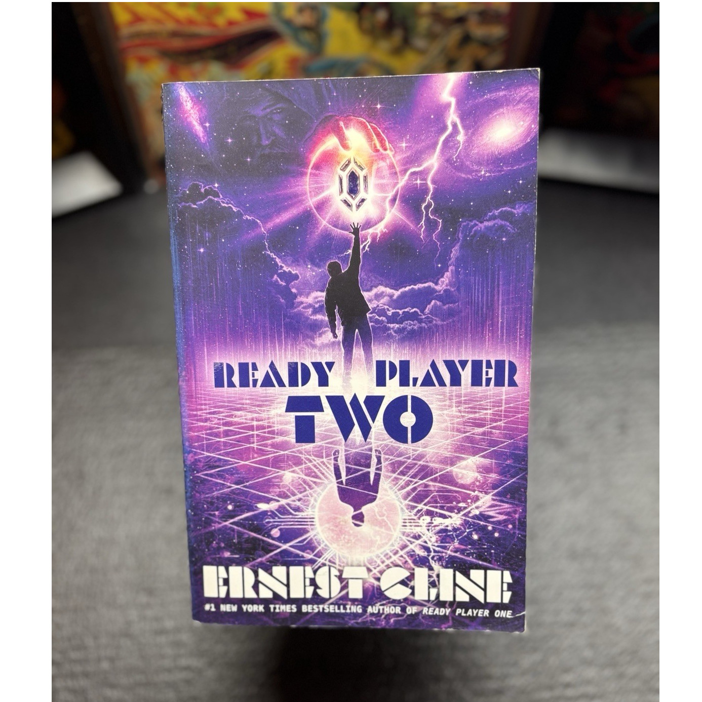 Ballantine Books Ready Player Two Ernest Cline Trade Paperback 2021 Stain Damage