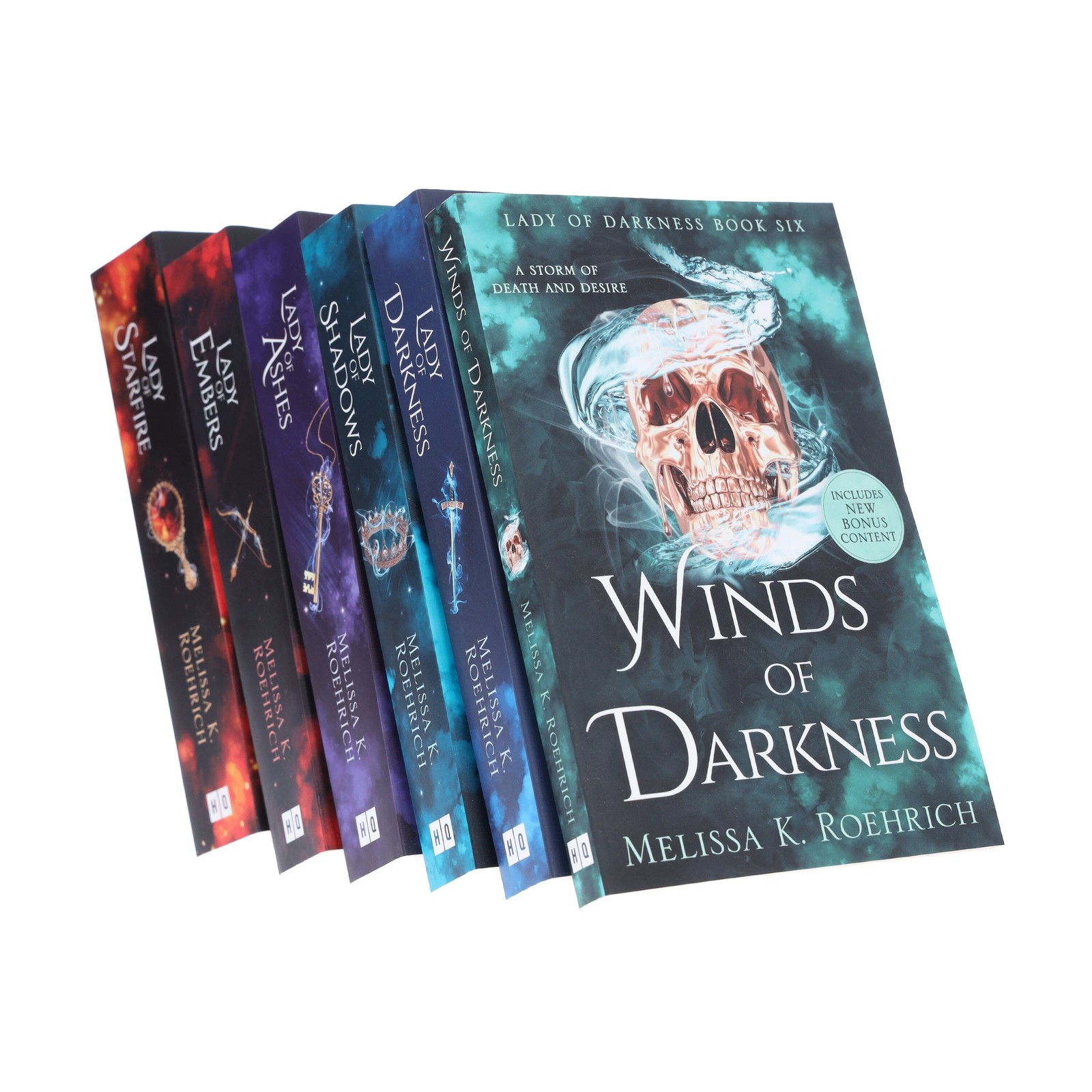 Lady of Darkness Series by Melissa K. Roehrich 6 Books Set – Fic – PB