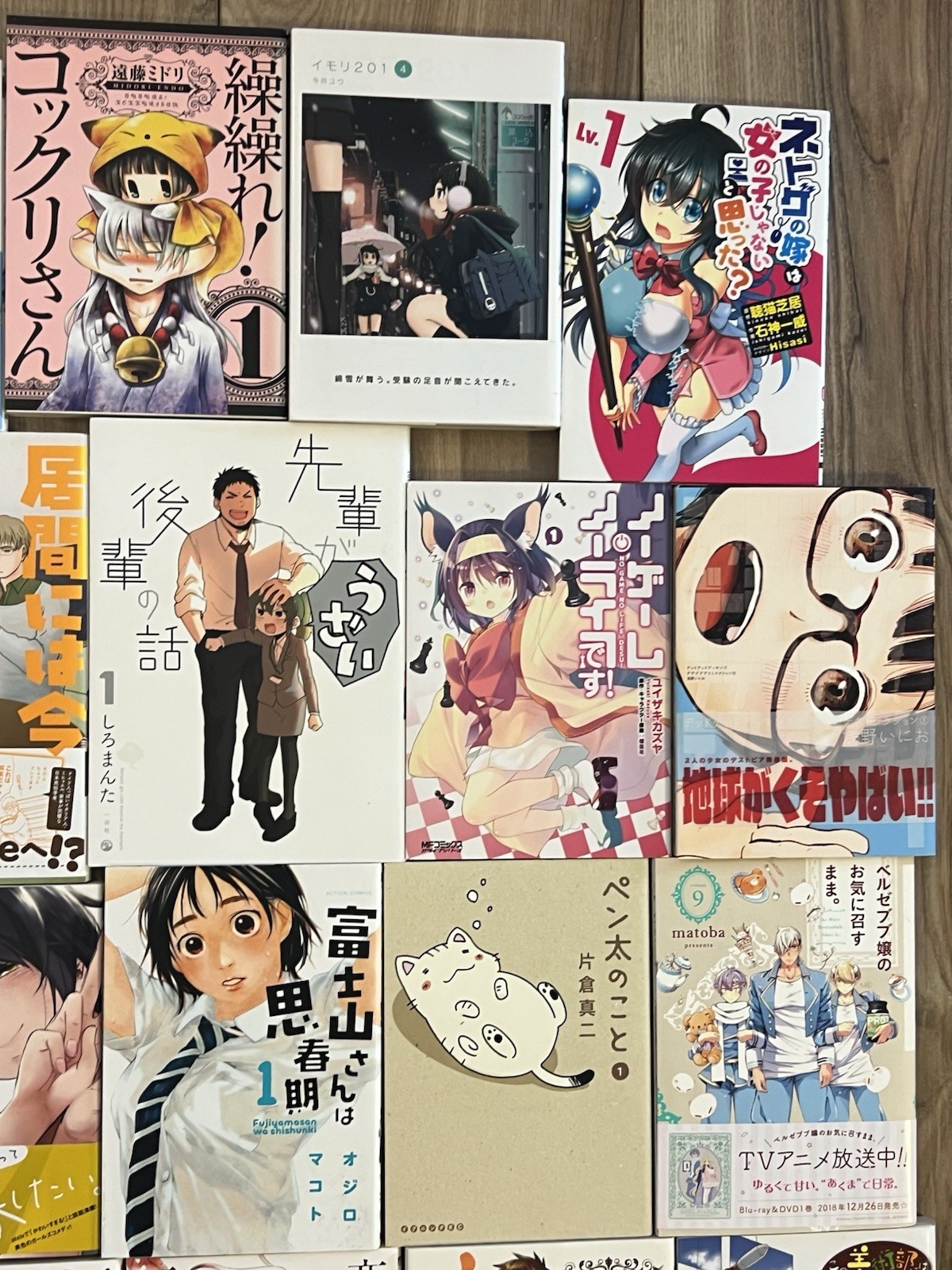 Manga Lot Of 23 Mixed Japanese Anime Comic Book Collection Set