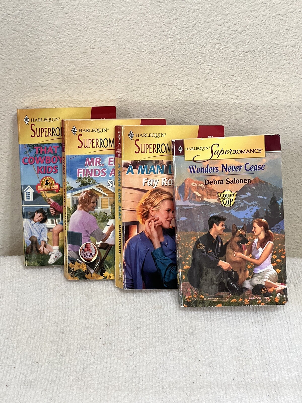Harlequin Super Romance Series Lot 4 Paperback Books