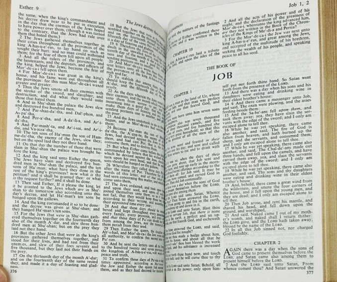 Vintage Black 175 Nelson Special Gift Bible KJV King James Version Red Letter