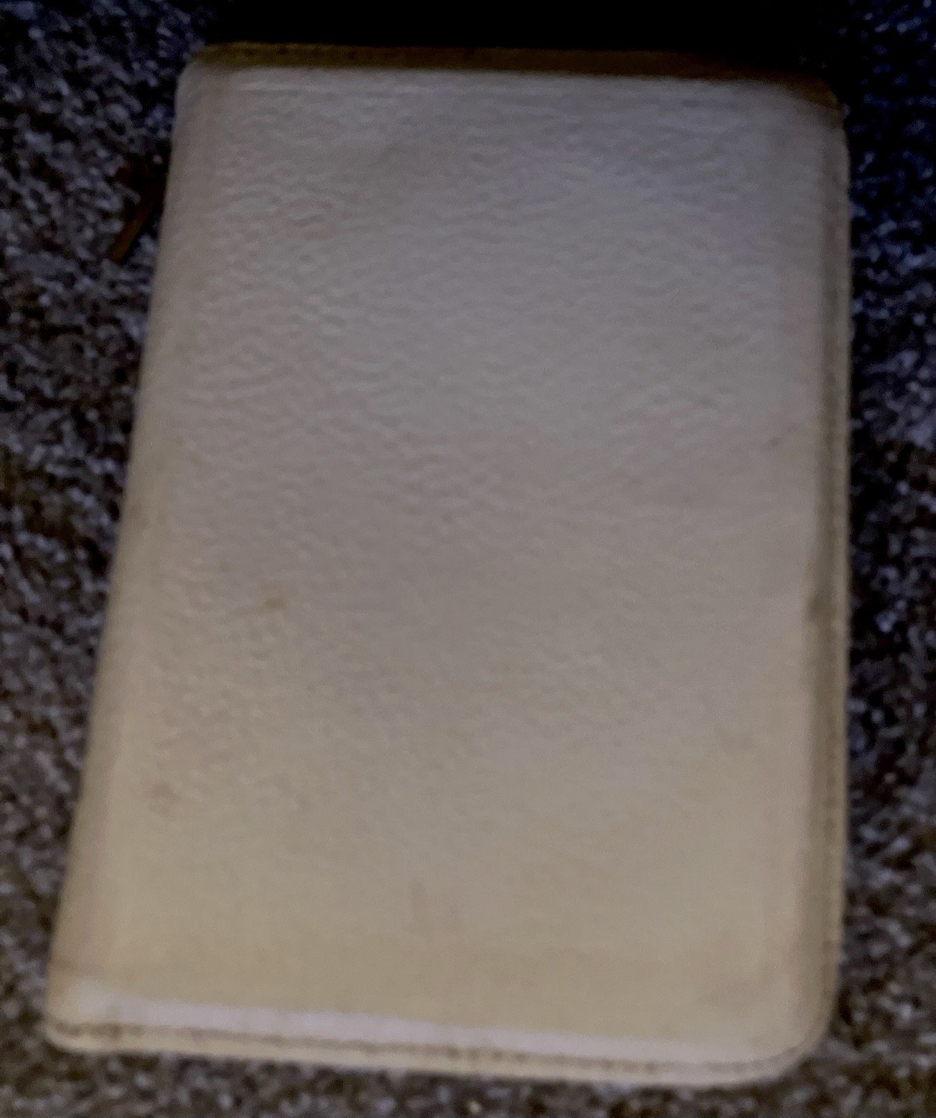 Holy Bible King James Translation Leather Cover Good Zipper Mid 50’s Small World
