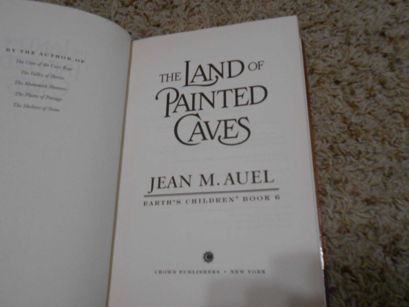 Jean M Auel EARTH’S CHILDREN 6 Vo Set 3 BCE 2-1st/1st 1 SIGNED -HC/DJ 1GC-VGC