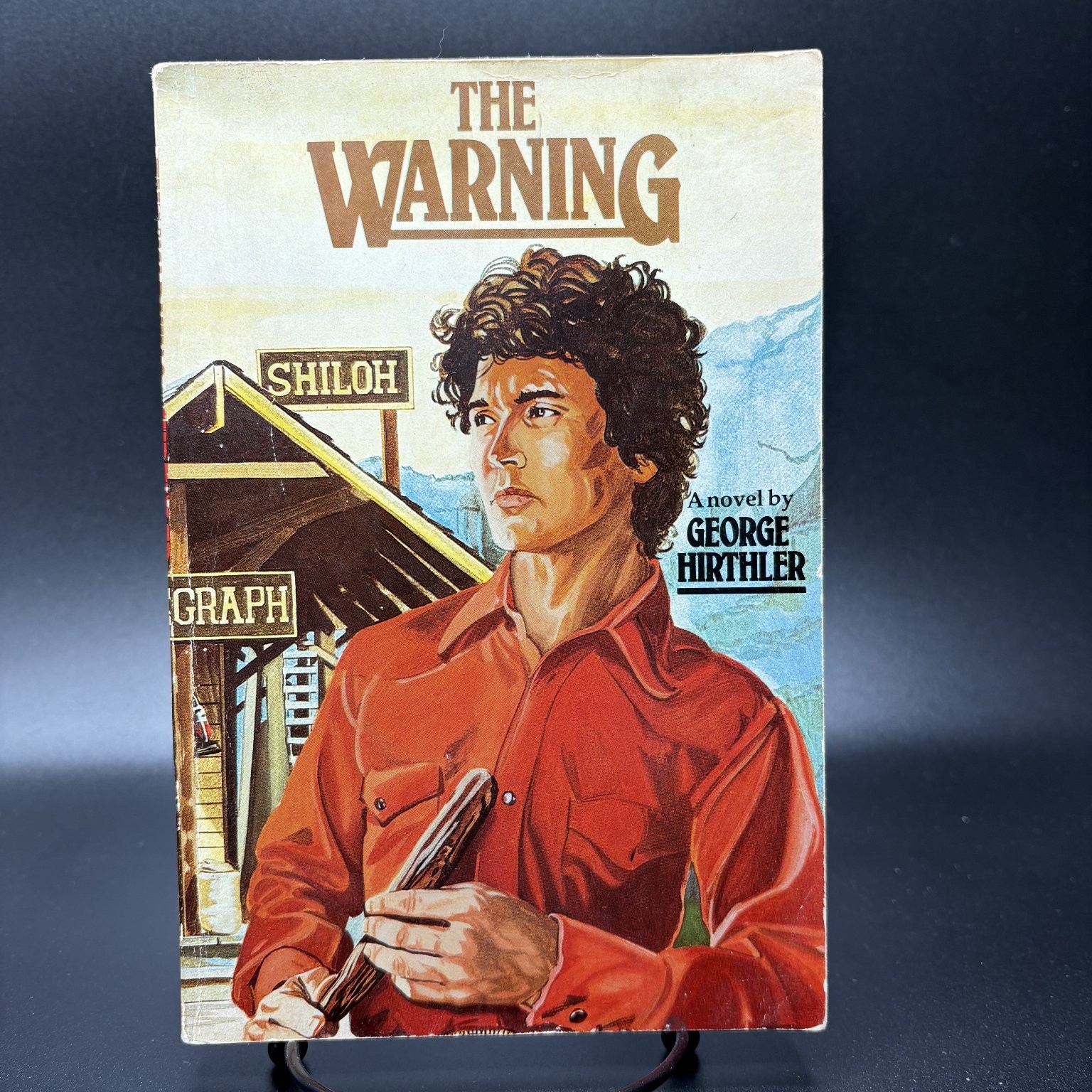 The Warning George Hirthler 1982 1st Printing Western Fiction InterVarsity PB