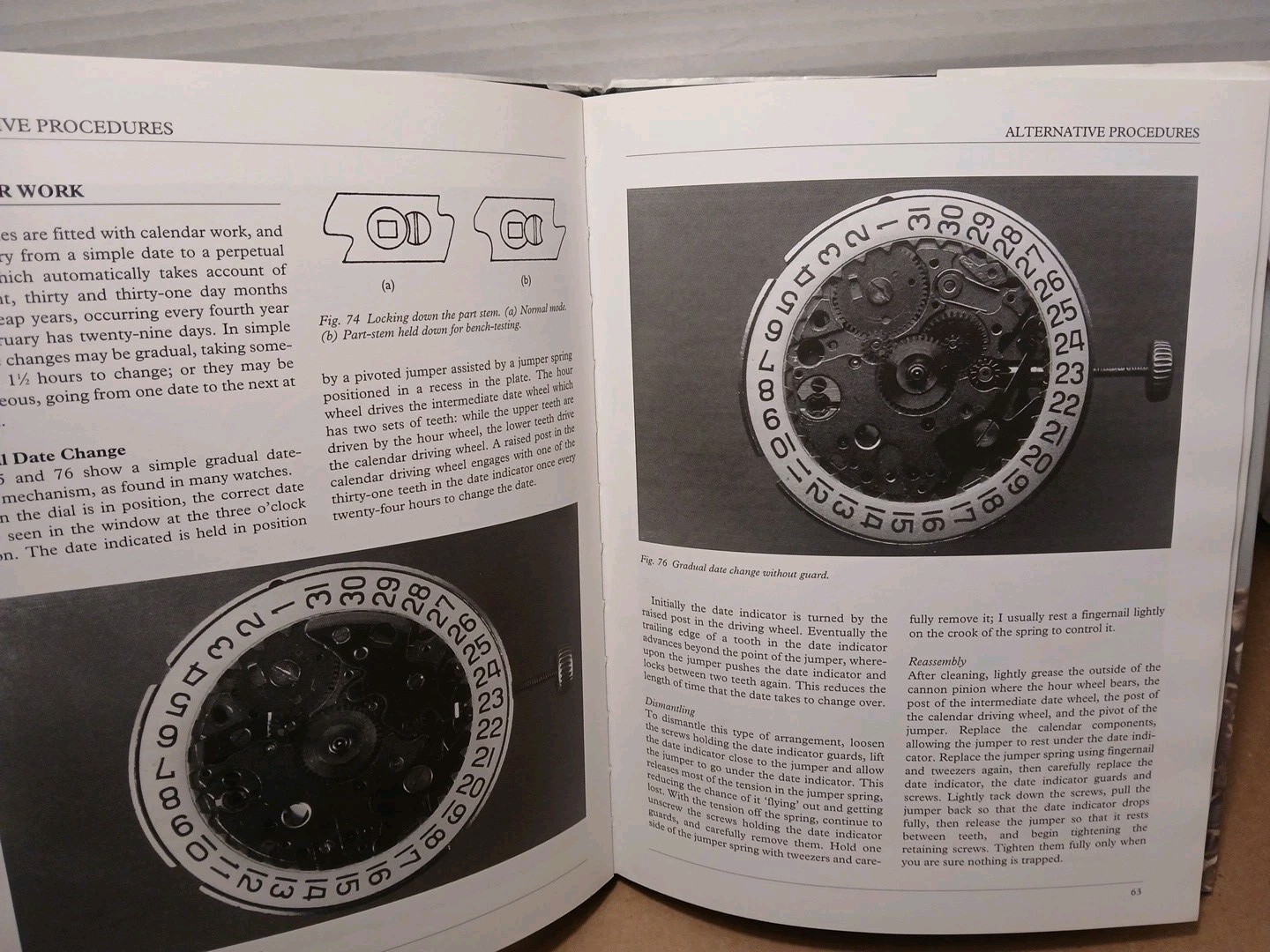 Mechanical & Quartz Watch Repair by Mick Watters FBHI – 2005 – Illustrated HCDJ