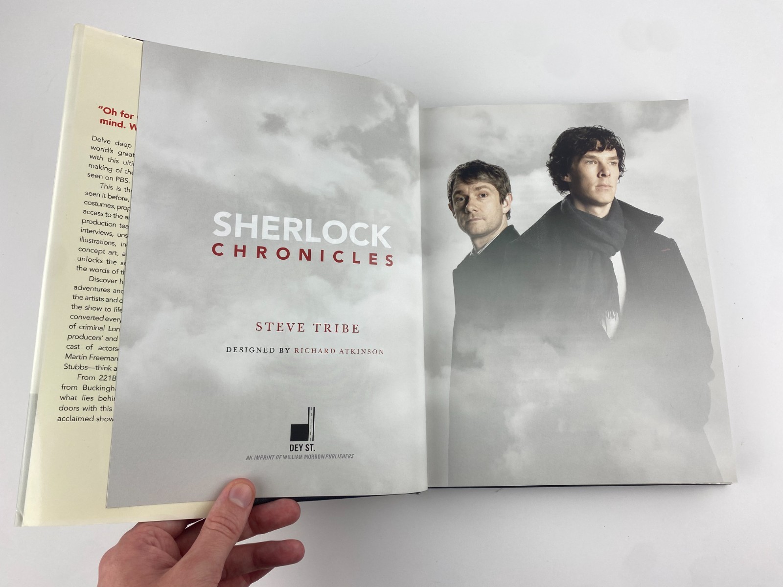 Sherlock: Chronicles Book by Steve Tribe, BBC Original Series, Dey St.