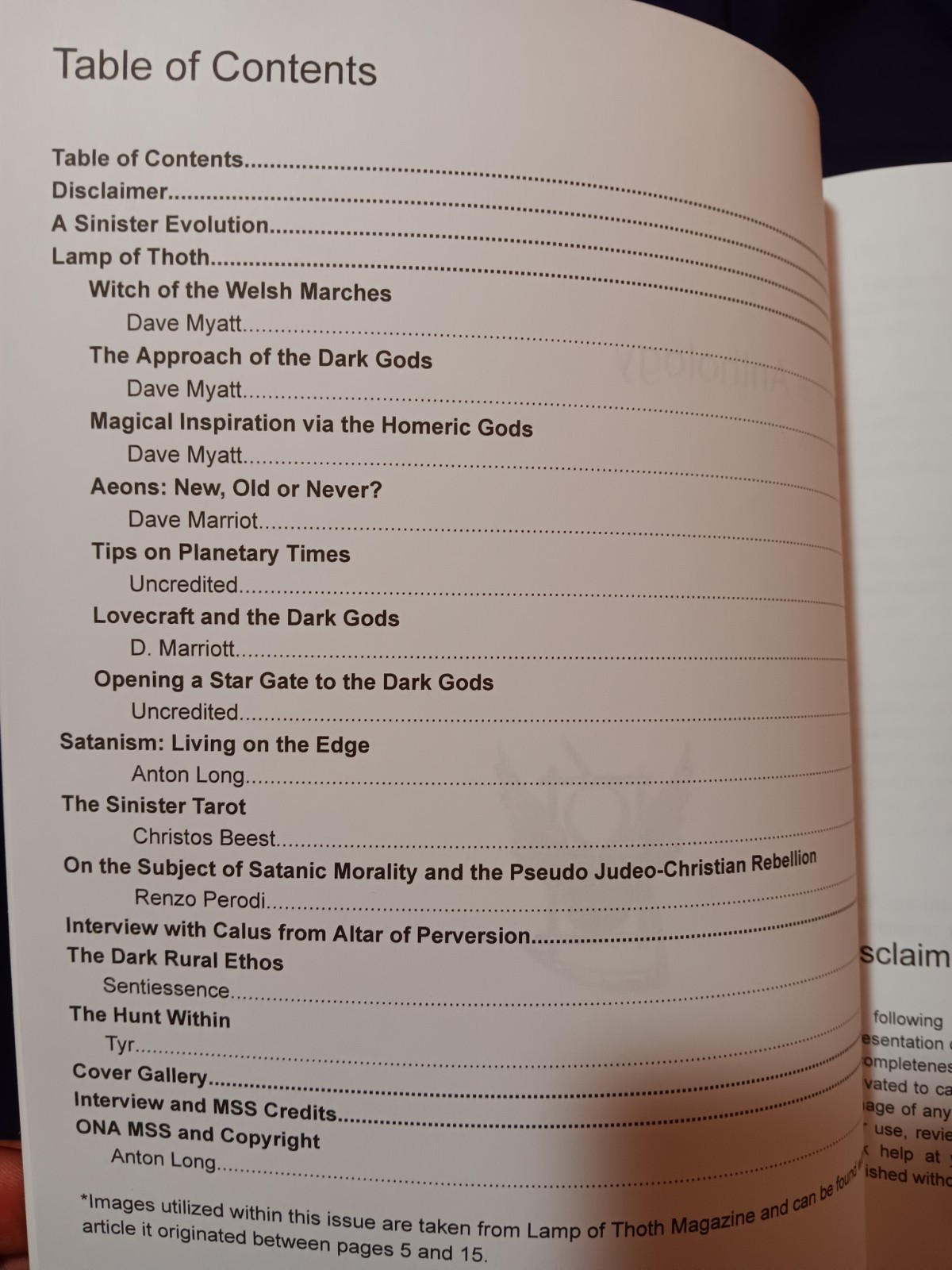 Sinister Zine Anthology 2.1*Rare MS* Order Of Nine Angles David Myatt Satanism