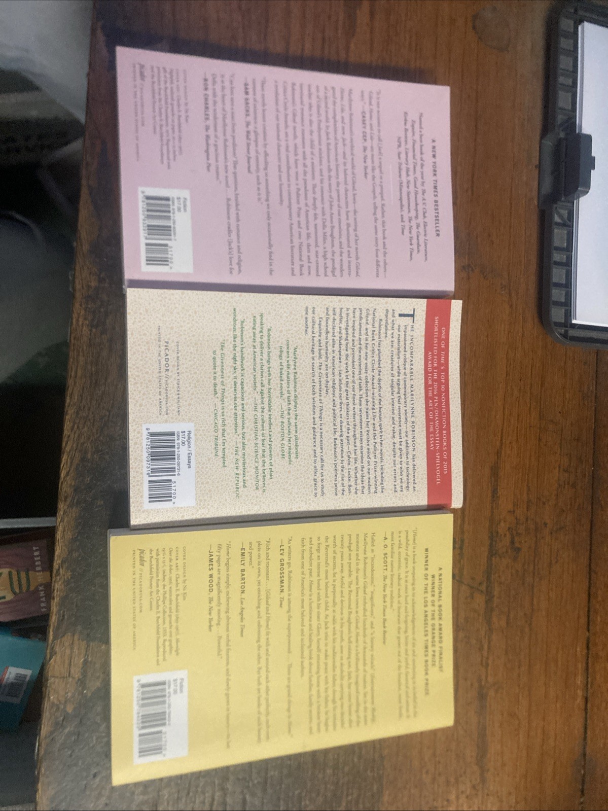 Marilynne Robinson Lot Of3 Books Home Jack Paperback Book Lot