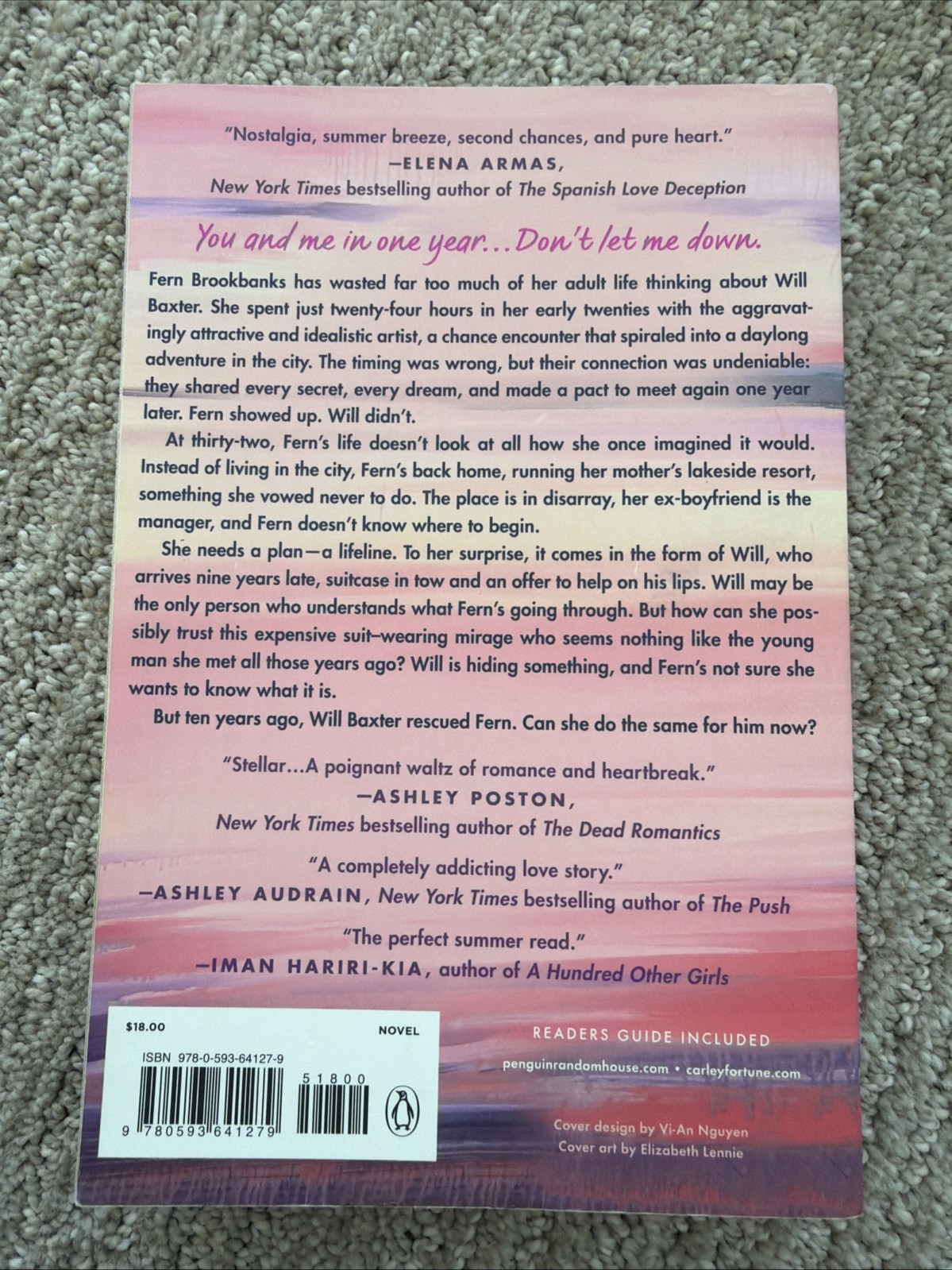 Meet Me at the Lake by Carley Fortune Trade Paperback Exclusive Edition Penguin