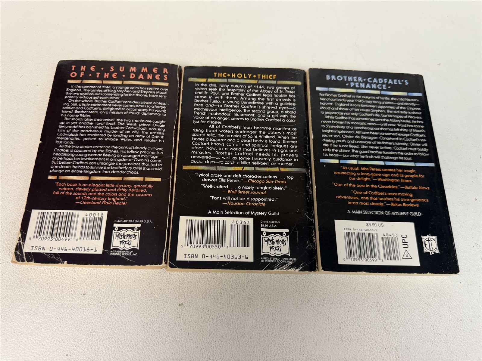 Ellis Peters Lot Complete Set All 21 BROTHER CADFAEL Mystery Paperbacks