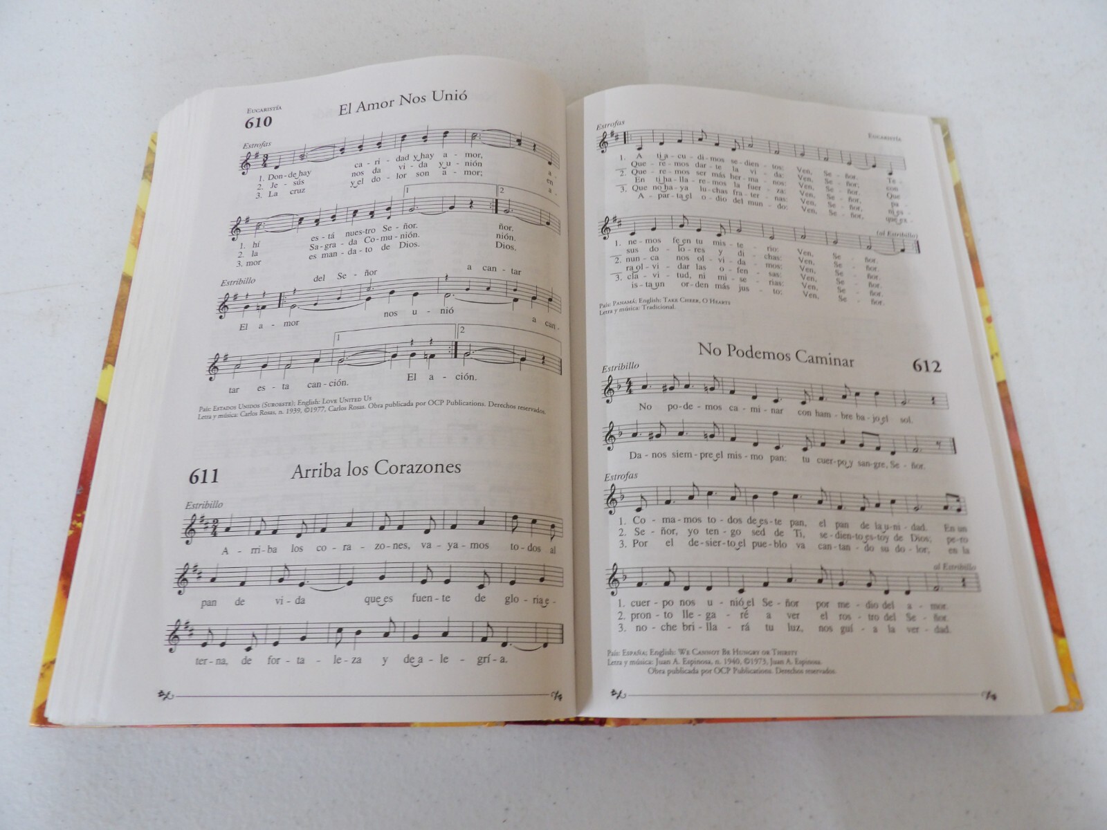 Flor Y Canto: Libro Para La Asamblea, Musica Y Letra Tapa Dura (HARDCOVER)