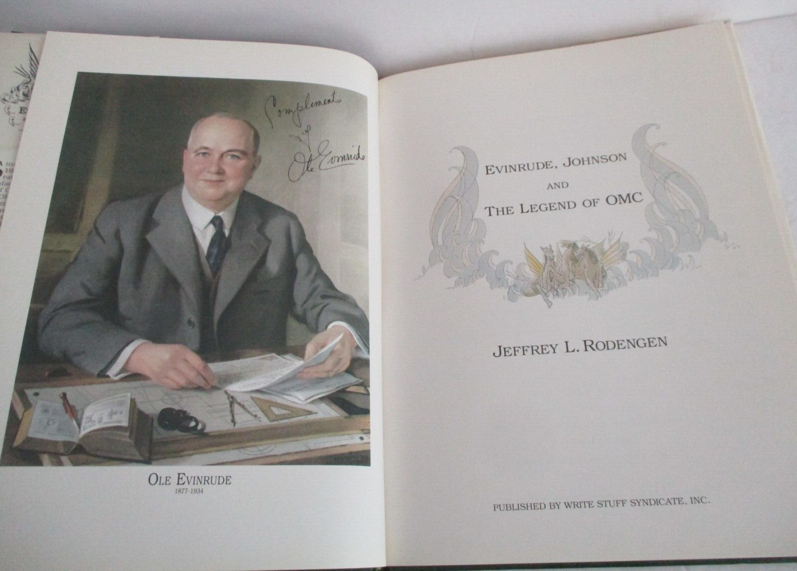 EVINRUDE JOHNSON and the Legend of OMC by Jefferey L Rodengen , Illus. in DJ