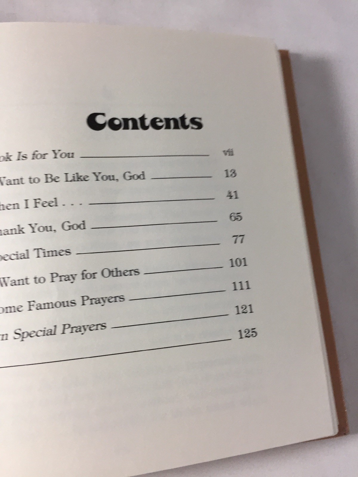 „PRAYERS FOR BOYS“ BOOK – 123 PAGES – 1981 – Pocket Size